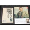 Image 1 : 1973 First Day of Issue Lyndon B Johnson Post Card W/Postal Stamp & Northwestern Hide & Fur Co. Enve