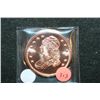 Image 1 : "Liberty Bust" Copper Round; .999 Fine Copper 1 Oz.