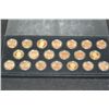 Image 1 : 2008 US Presidential $1 Coin Set; Philadelphia, Denver, Proof & Satin Finish; Lot of 20