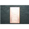 Image 1 : 2012 Liberty Bust Copper Ingot; .999 Fine Copper Half Pound