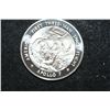 Image 1 : America In Space Sterling Silver Round; America's First 3-Man Flight; Apollo 7 piloted by Walter Sch