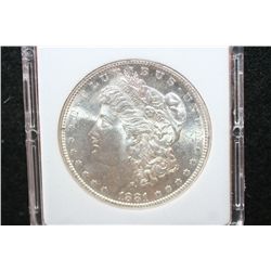 1881-S Silver Morgan $1; MCPCG Graded MS63