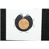 Image 2 : Indian Princess $1 Gold Coin "Love Token" W/Charm Loop