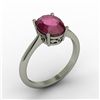 Image 1 : Ruby 2.20 ctw Ring 14kt White Gold