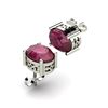 Image 1 : Ruby 2.12ctw Earring 14kt White Gold