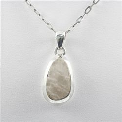 25.5ctw Rose Quartz Silver Pendant