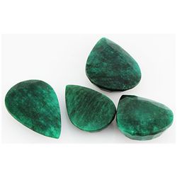 Emerald 535ct Loose Gemstone Mix Sizes Pear Cut