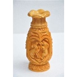 Haldu Wood Flower Vase size 8in.x4in.