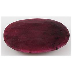 Ruby 147ct Loose Gemstone 30x40mm Oval Cut