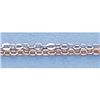 Image 1 : Pure Gold 16" 14k Gold-Pink & White 2 Strand Chain