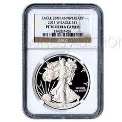 Certified Proof Silver Eagle PF70 2011