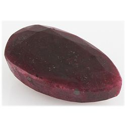 Ruby 163ct Loose Gemstone 40x20mm Pear Cut