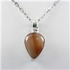 Image 1 : 25.ctw Rutile Quartz Silver Pendant