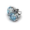 Image 1 : Topaz 5.00ctw Earring 14kt White Gold