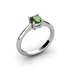 Tourmaline 0.45ctw Ring 14kt White Gold