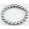 Image 2 : 110.36ctw Natural Freshwater Round Pearls Bracelet