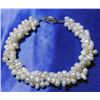 Image 1 : 7--8 Inch 3-Strand Twisted Pearl Bracelet Brass Clasp W