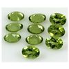 Image 1 : Peridot 11.96 ctw Loose Gemstone 6x8mm Oval Cut