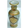 Image 1 : Marble Golden Color Flower Vase size 9in.