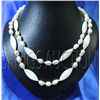 Image 1 : 24 Inch Long Stranded Fresh Water Pearl&Capiz White Phi