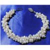 Image 2 : 7--8 Inch 3-Strand Twisted Pearl Bracelet Brass Clasp W