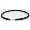 Image 2 : 305.19ctw Natural Multi-Color Rondelles Necklace