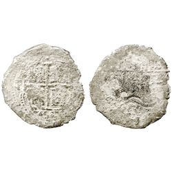 Potosi, Bolivia, cob 8 reales, 1658E.