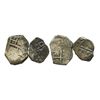 Image 1 : Lot of 2 Spanish cobs of Philip III or IV (one 4R and one 2R).