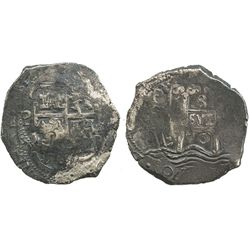 Potosi, Bolivia, cob 8 reales, 1670E.