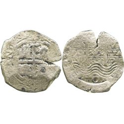 Potosi, Bolivia, cob 8 reales, 1681V.