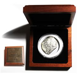 Mexico City, Mexico, cob 8 reales, 1731F, in promotional wooden display-box.