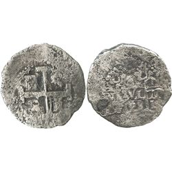 Lima, Peru, cob 8 reales, 1728N.