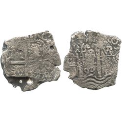 Potosi, Bolivia, cob 8 reales, 1693VR.
