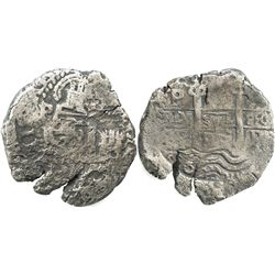 Potosi, Bolivia, cob 8 reales, 1695VR.