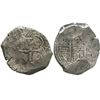 Image 1 : Potosi, Bolivia, cob 8 reales, 1718Y.