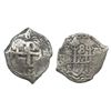 Image 1 : Potosi, Bolivia, cob 8 reales, 1737E.
