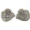 Image 1 : Potosi, Bolivia, cob 4 reales, 1724(Y).
