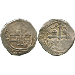 Mexico City, Mexico, cob 8 reales, 1613F.