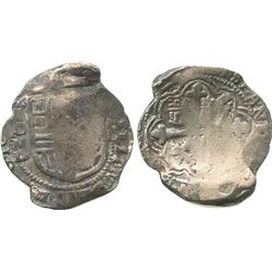 Mexico City, Mexico, cob 8 reales, Philip IV, assayer D.