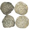 Image 1 : Lot of 2 Mexico City, Mexico, cob 1/2R, Philip II, assayer O to right.