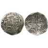 Image 1 : Potosi, Bolivia, cob 8 reales, Philip III, assayer Q.