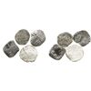 Image 1 : Lot of 4 Potosi, Bolivia, cob 8 reales, Philip II-IV, all from unspecified salvage.