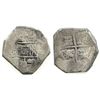 Image 1 : Spain (mint uncertain), cob 8 reales, Philip IV, assayer not visible.