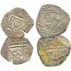 Image 1 : Lot of 2 Toledo, Spain, 2R of Philip II-III: assayer C and not visible.