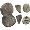 Image 1 : Lot of 3 Spanish colonial cob minors: Mexico 4R Philip IV; Potosi 2R 1758; Guatemala 1R Philip V.