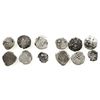 Image 1 : Lot of 6 miscellaneous small silver cobs: 2R Lima 170?H; 2R Potosi 1739E; 2R Potosi 1768(V-Y); 1R Po