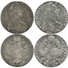 Image 1 : Lot of 2 Austrian 1780 Maria Theresa thaler restrikes, one from the 1800s and one modern.