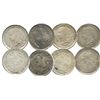 Image 1 : Lot of 4 Bogota, Colombia, 50 centavos: 1878, 1879, 1880 and 1883.