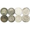 Image 1 : Lot of 4 Bogota, Colombia, 10 centavos: 1874, 1879, 1881 and 1884.