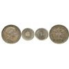 Image 1 : Lot of 2 Bogota, Colombia, minors: 10 centavos, 1897; and copper-nickel 1-1/4 centavos, 1874.